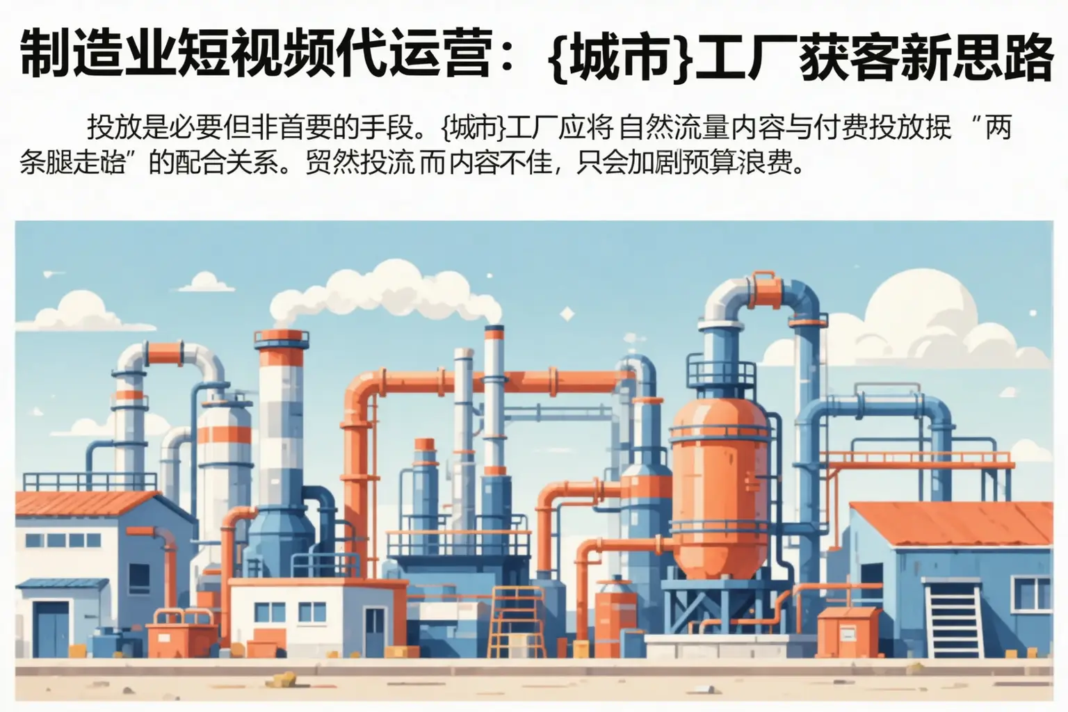 制造业短视频代运营:红花岗工厂获客新思路